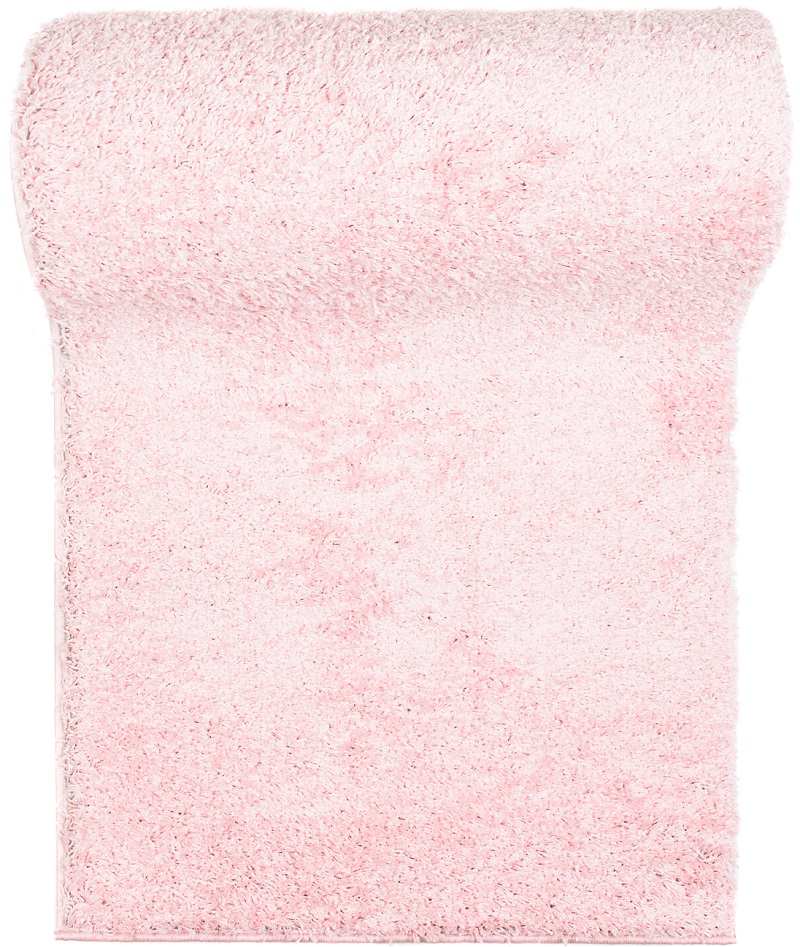 Běhoun Shaggy Parisian světle růžový š. 120cm